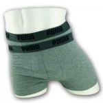 Puma Basis Boxershorts - 2pack - Grijs