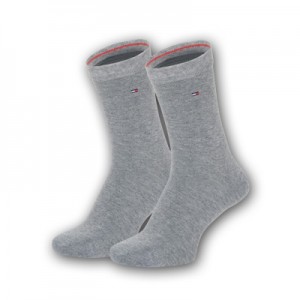 Tommy Hilfiger sokken - basis grijs - 2pack